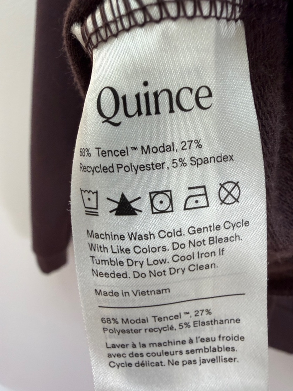 Quince Plum Supersoft hoodie - Picture 3 of 4